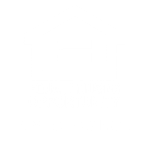 Logo blanco equal housing oportunity